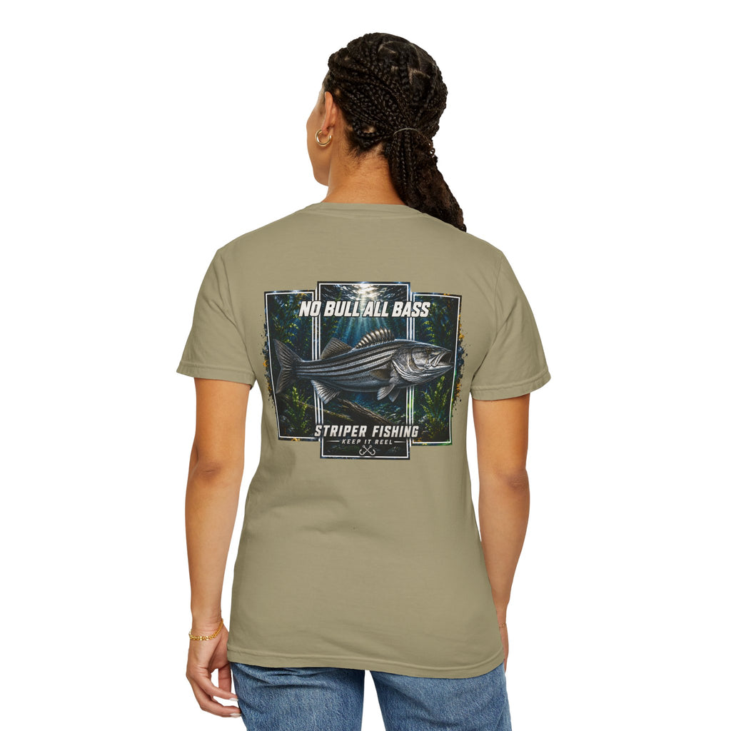 Saltwater Sea Striper Fishing Tee — Hooked Horizon Co.  Angler Gifts Ocean Lover Gifts