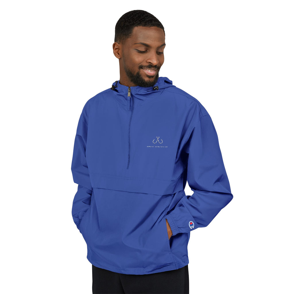 Hooked Horizon Co. Unisex Packable Anorak Jacket, Lightweight Rain Jacket, Outdoor Adventure Gear, Casual Fashion, Travel Essential, Fall Wardrobe