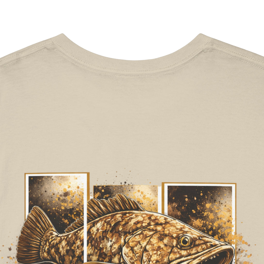 Grouper Hooked Horizon Co Tee—Ocean Graphic Tee — "Beloved" Ray Design