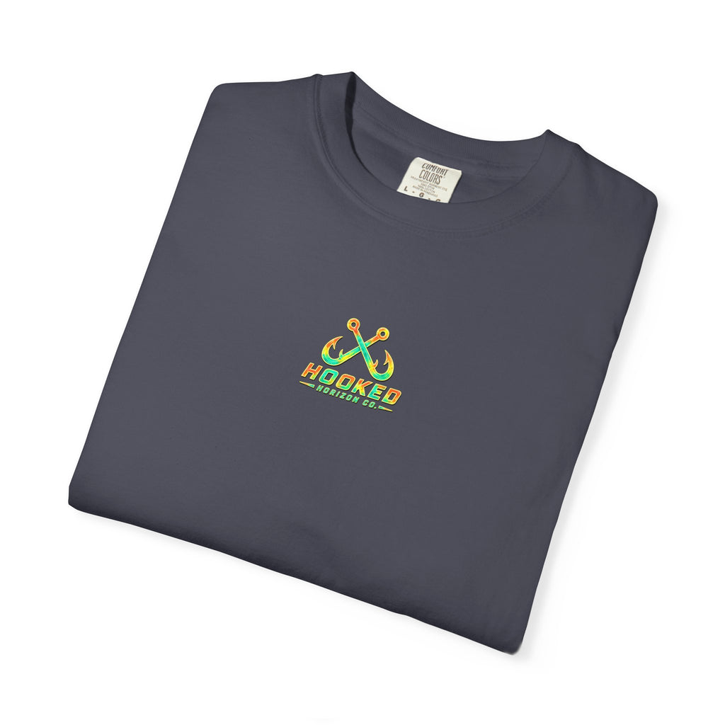 Retro 80s Tripple Fish Fishing Tee — Hooked Horizon Co.  Angler Gifts Ocean Lover Gifts
