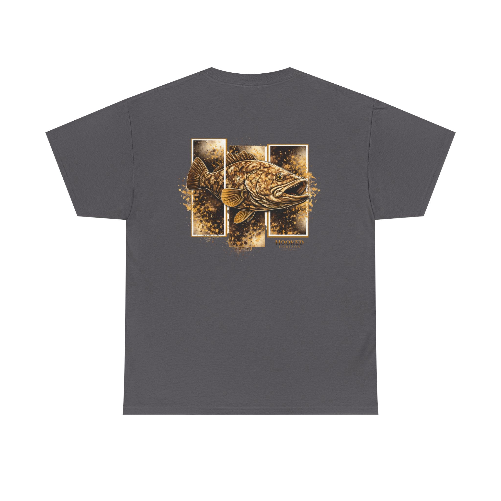 Grouper Hooked Horizon Co Tee—Ocean Graphic Tee — "Beloved" Ray Design