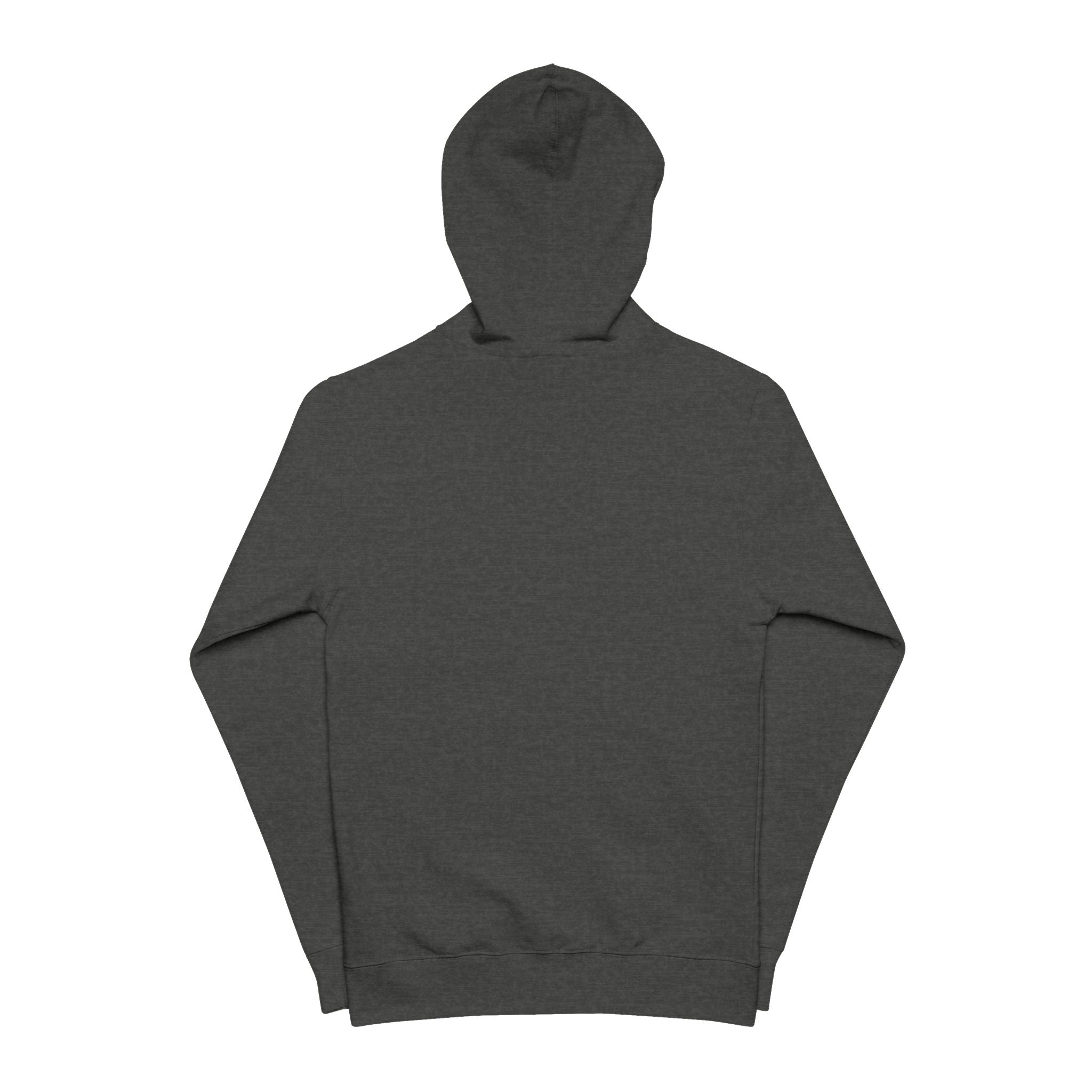 Hooked Horizon Co. Zip Hoodie — 'Wander Often' Minimal Chest Logo