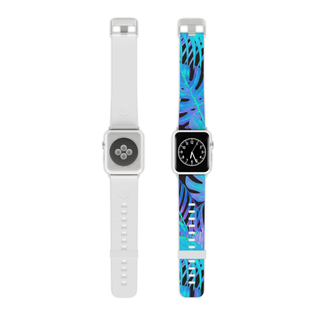 Tropical Blue Feather Watch Band for Apple Watch
