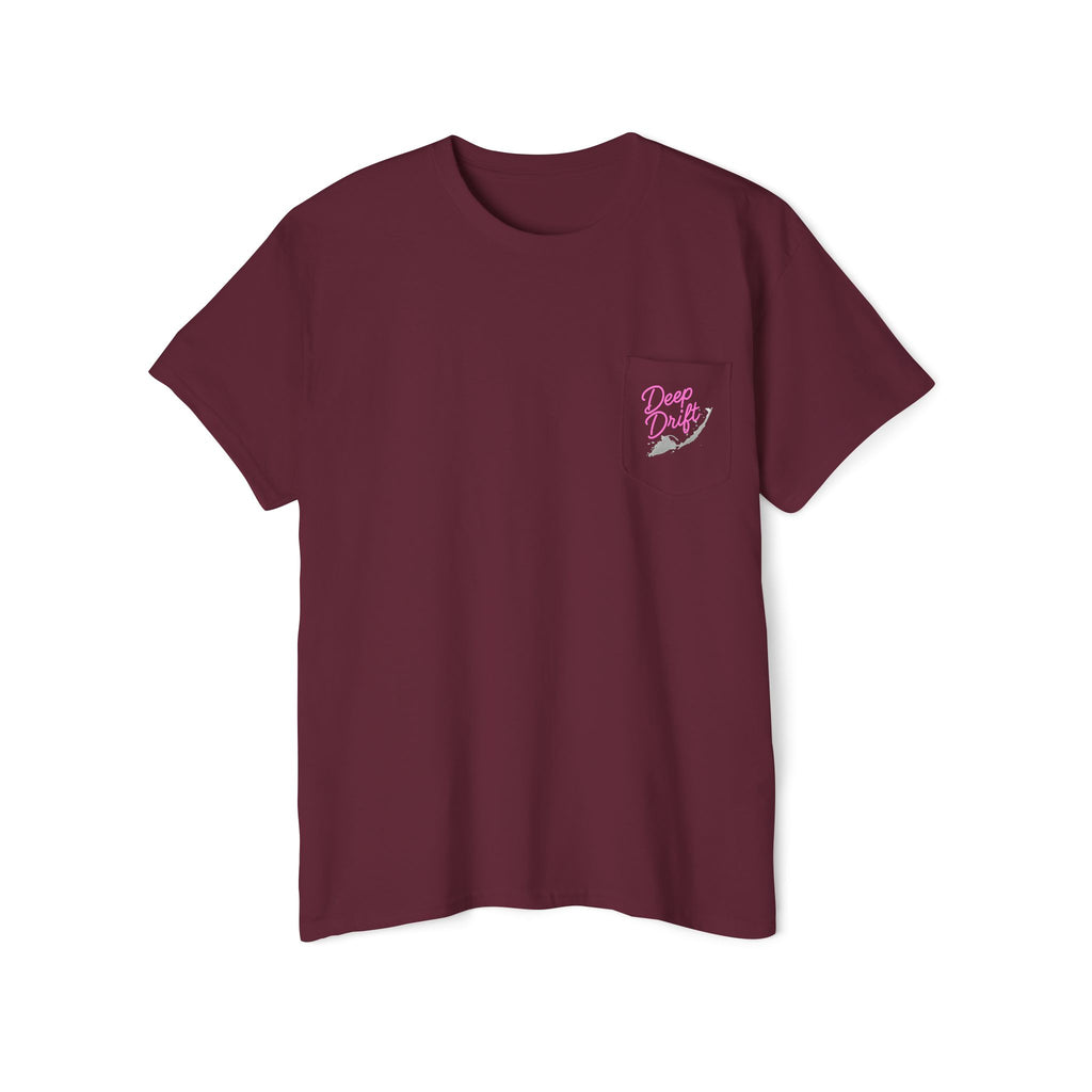 Neon Whale Shark Deep Drift Hooked HorizonCo.  Tee- Perfect for Angler and Fishing Gifts, For him, For Her Unisex Cotton T-Shirt for Fishing & Wildlife Enthusiasts, Ocean Lovers