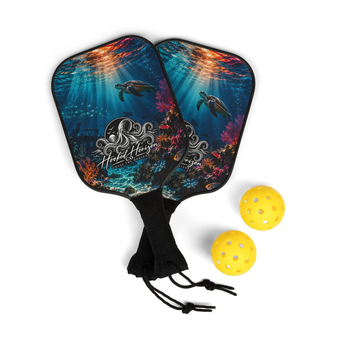 Underwater Octopus — Hooked Horizon Co. Pickleball Kit