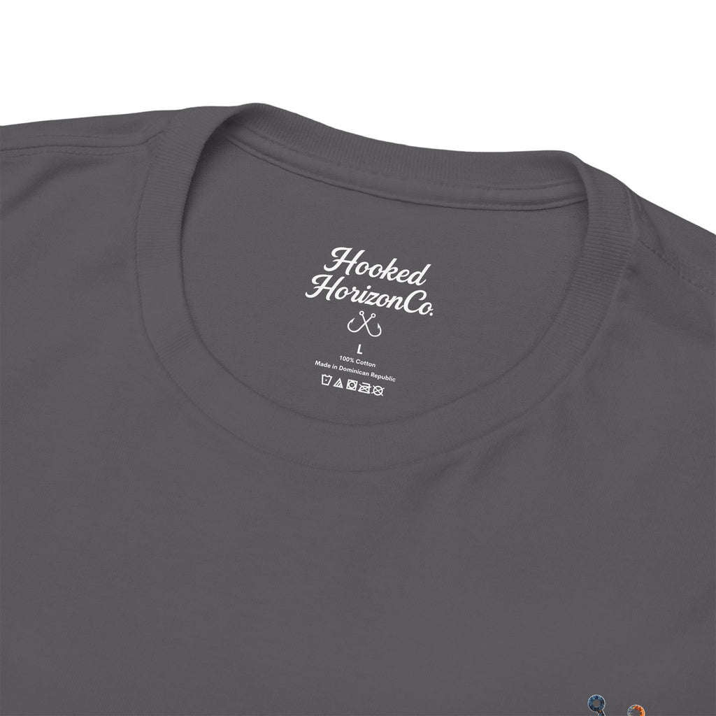 Hammer Head Hooked Horizon Co Tee—Ocean Graphic Tee — "Beloved" Ray Design