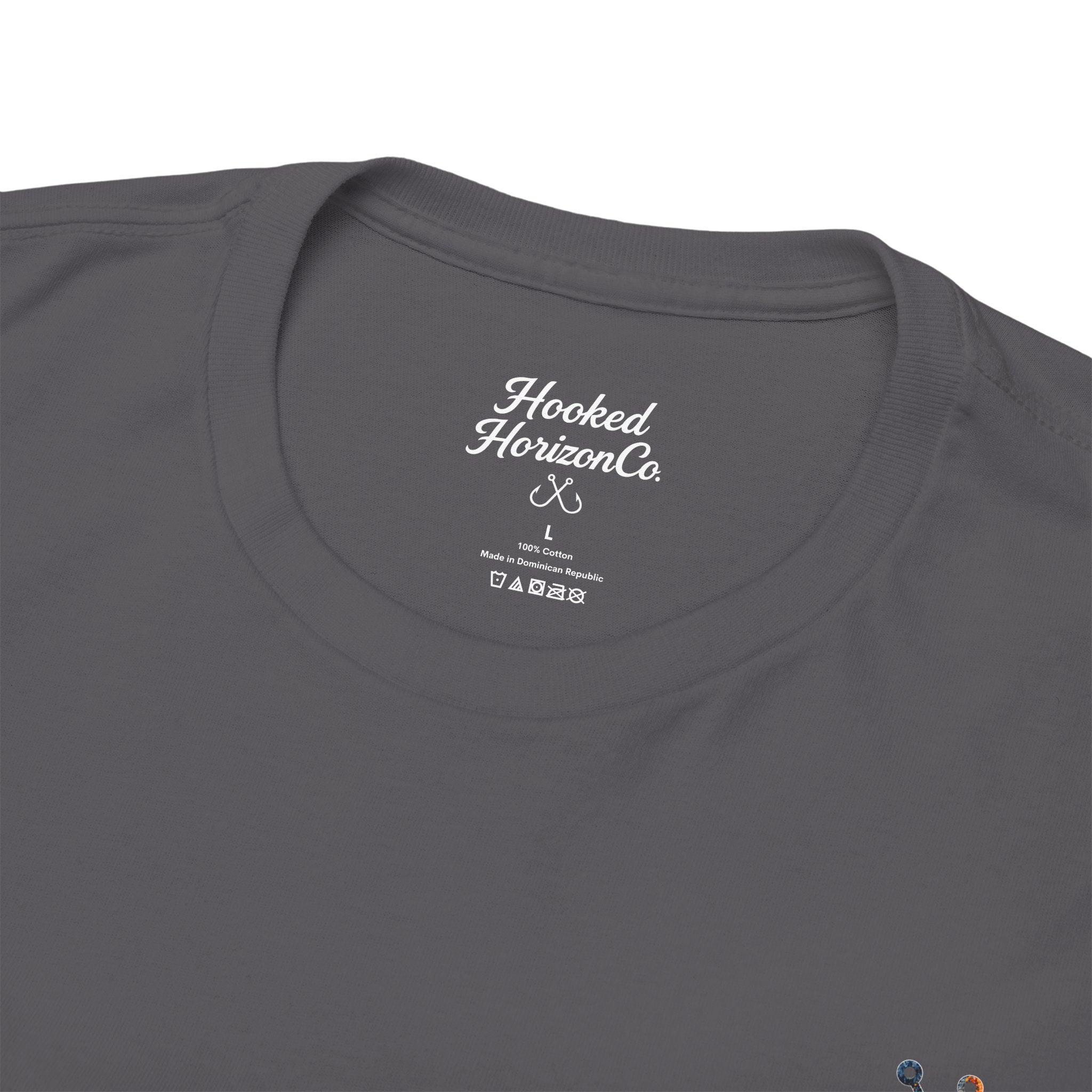 Hammer Head Hooked Horizon Co Tee—Ocean Graphic Tee — "Beloved" Ray Design