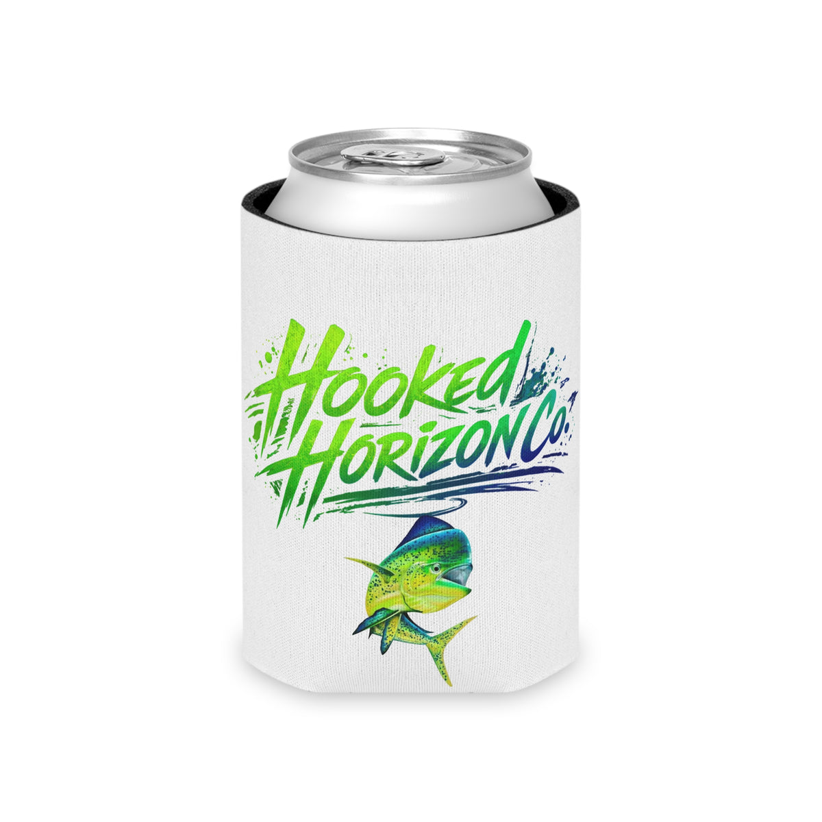 Mahi Mahi Coozie — Hooked Horizon Co. Fishing Wave Koozie