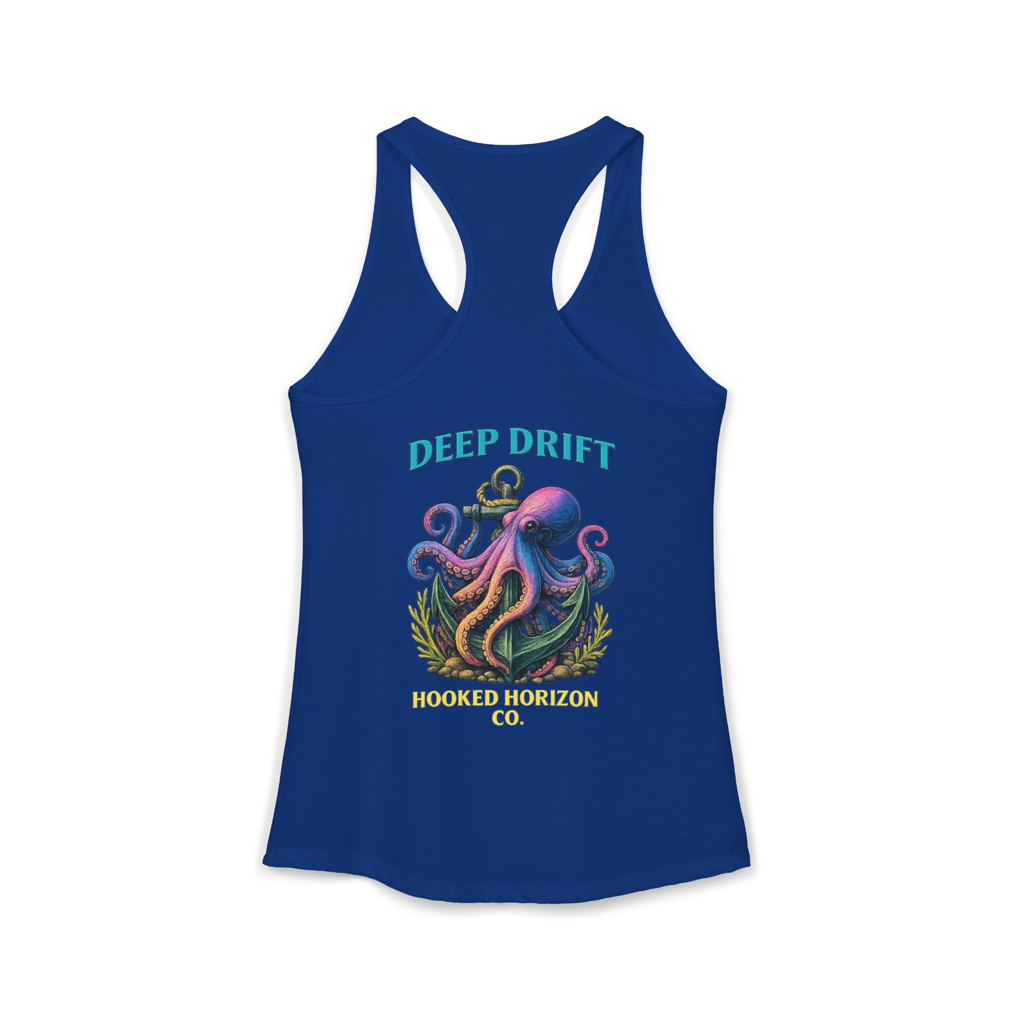 Rainbow Octopus Deep Drift– Hooked Horizon Co. Gifts for Ocean Lovers, Nautical Fashion, Everyday Comfort, Perfect Gift for Her