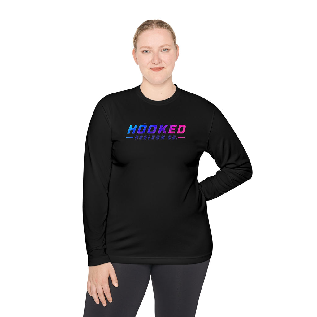Moisture Wicking Classic Logo Shark Tee —Horizon Co. Anchors Long Sleeve Tee — Lightweight Fishing Shirt