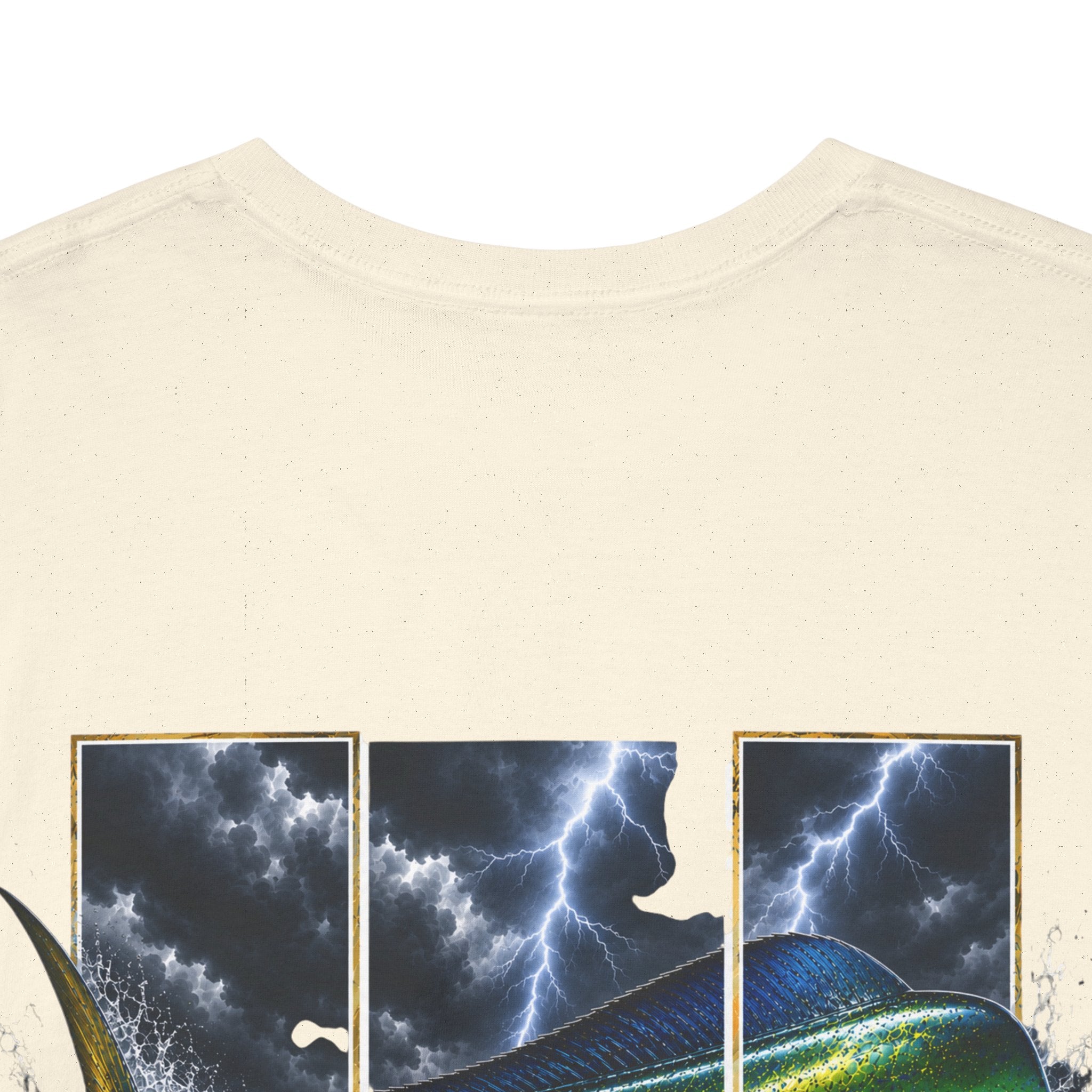 Mahi Mahi Hooked Horizon Co Tee—Ocean Graphic Tee — "Beloved" Ray Design