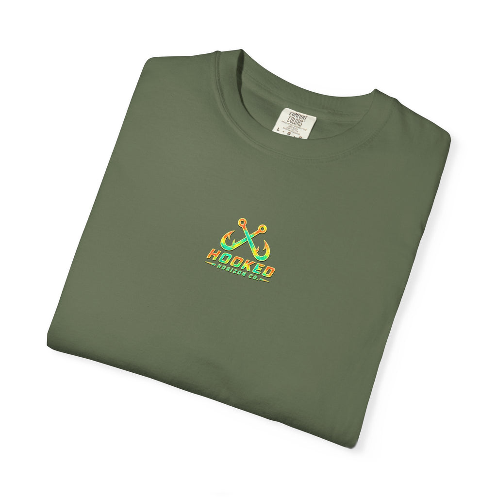 Retro 80s Tripple Fish Fishing Tee — Hooked Horizon Co.  Angler Gifts Ocean Lover Gifts