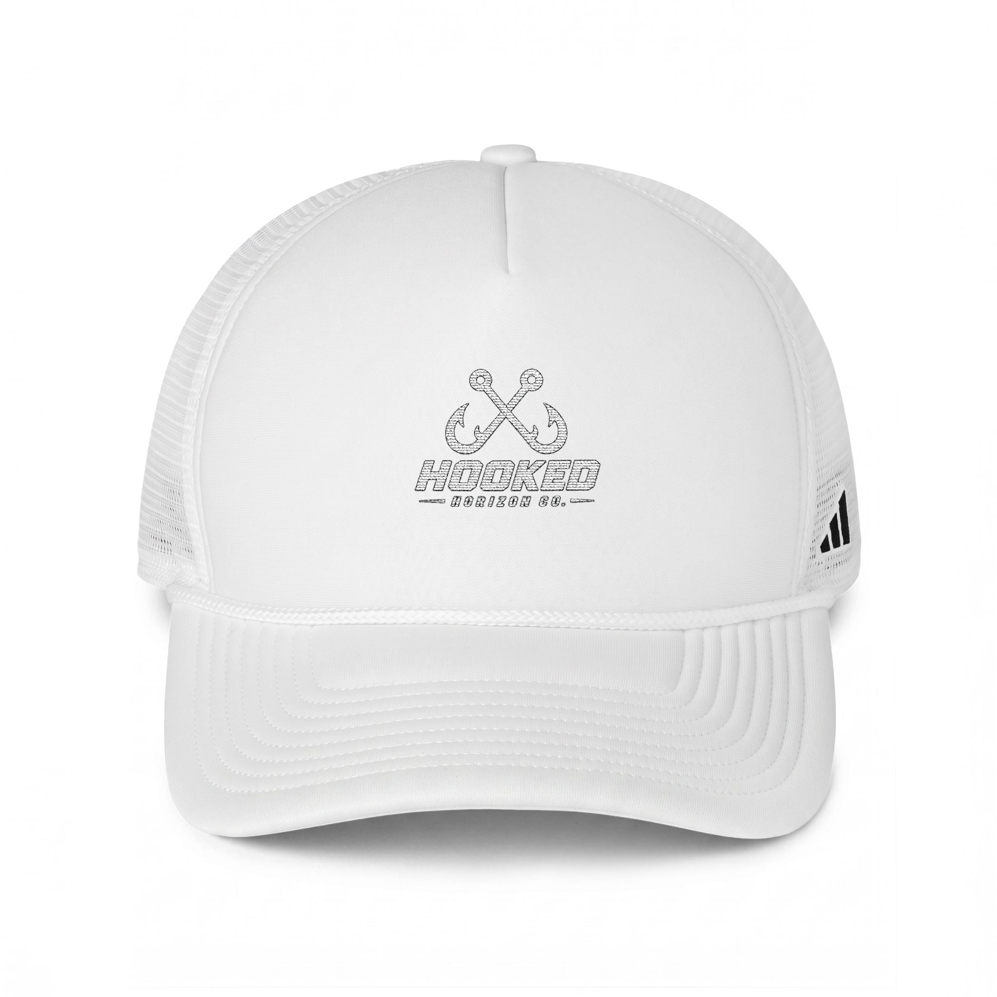Classic Trucker Cap — "Hooked HorizonCo. " Fishing Logo Mesh Hat
