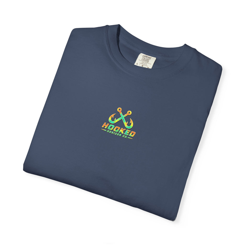 Retro 80s Tripple Fish Fishing Tee — Hooked Horizon Co.  Angler Gifts Ocean Lover Gifts