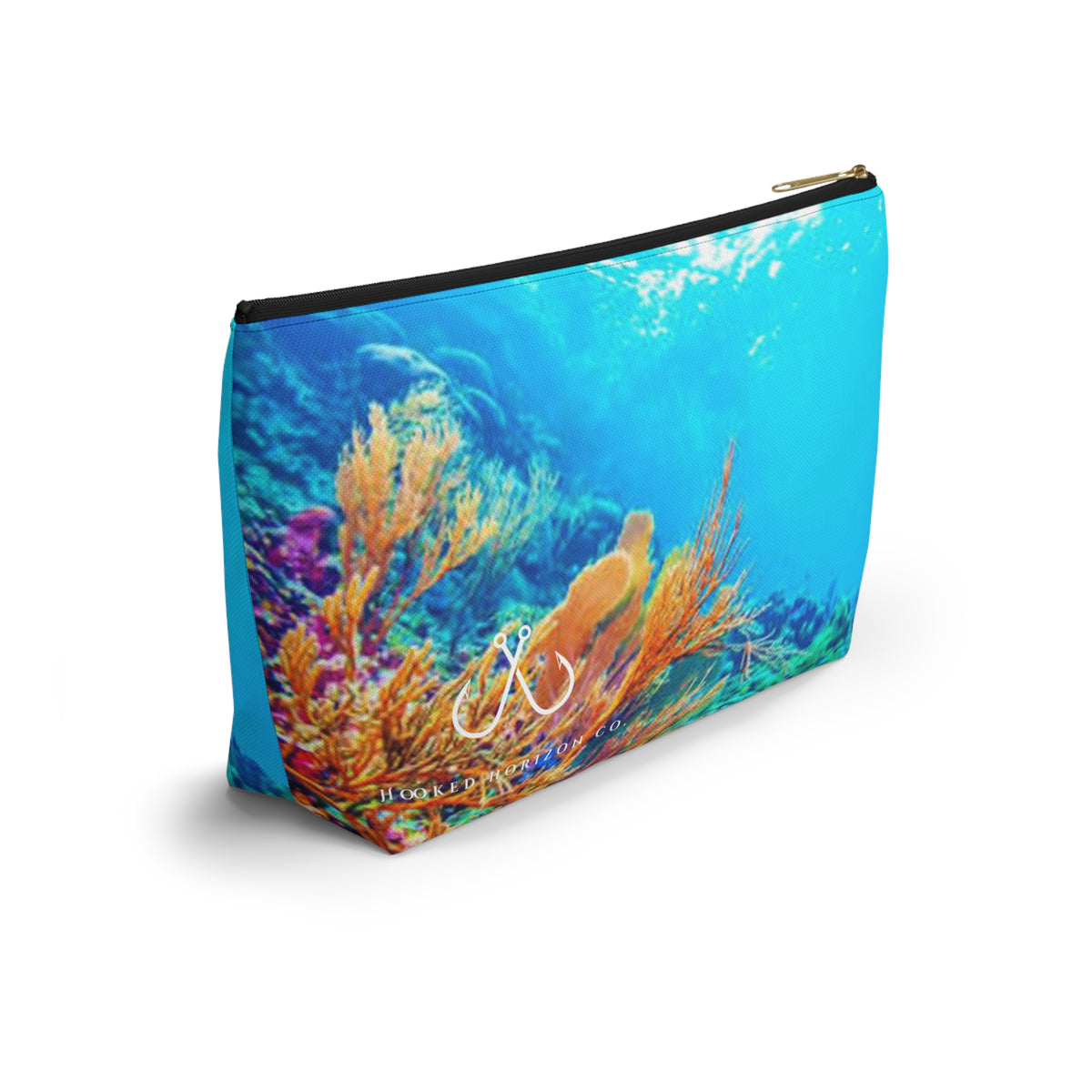 Bright Reef Accessory Pouch | Makeup Bag, Travel Organizer, Gift for Her, Beach Essentials, Stylish Storage
