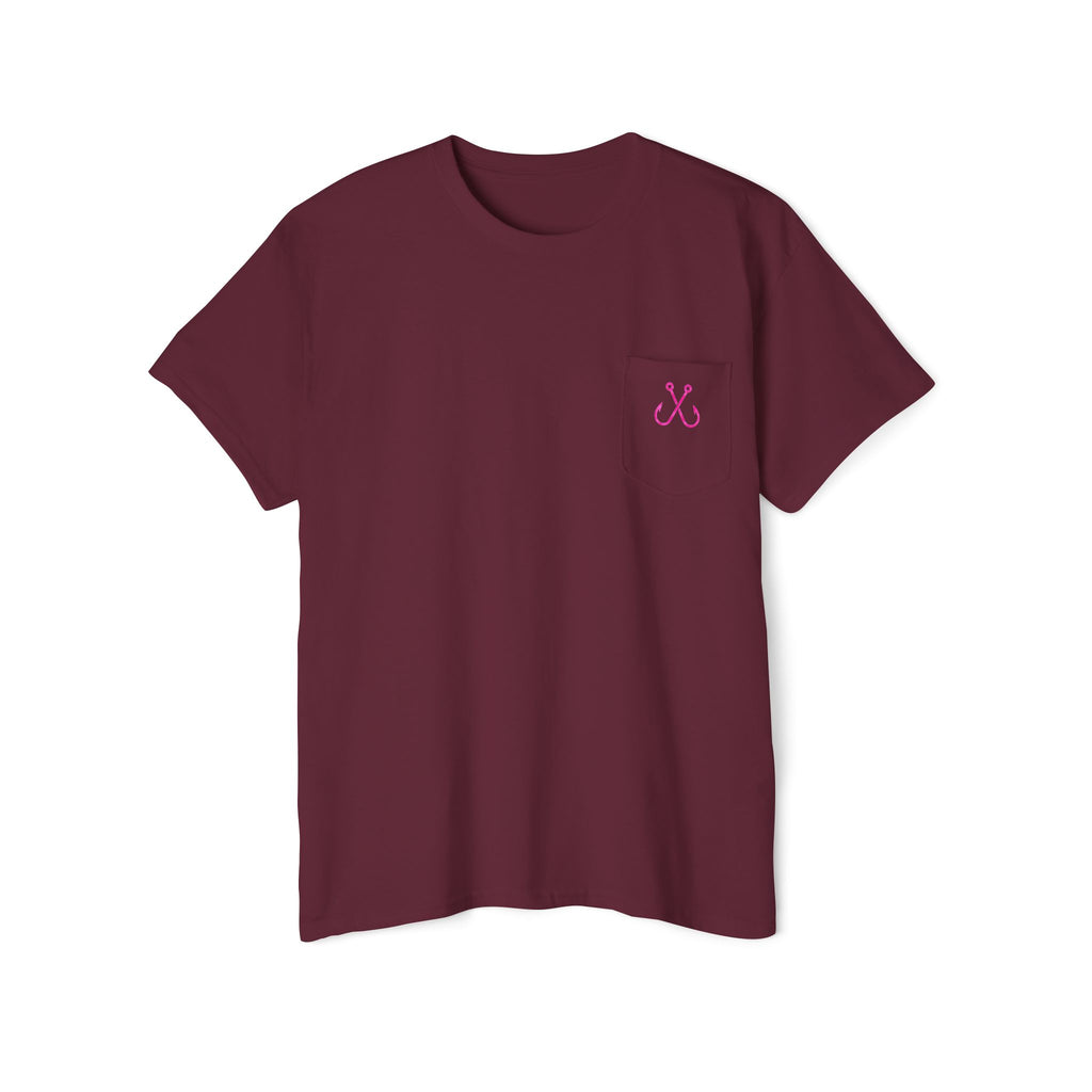 Turtle Deep Drift Hooked HorizonCo.  Tee- Perfect for Angler and Fishing Gifts, For him, For Her Unisex Cotton T-Shirt for Fishing & Wildlife Enthusiasts, Ocean Lovers