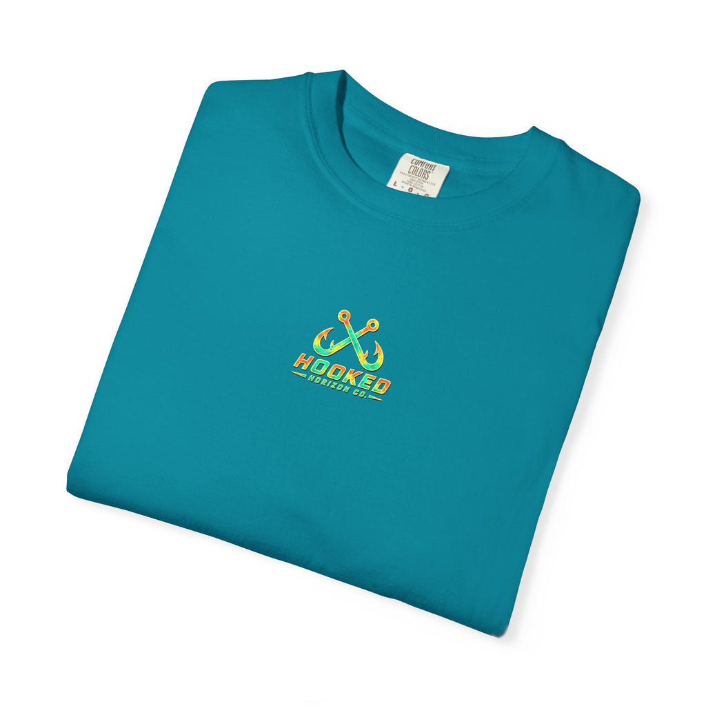 Retro 80s Tripple Fish Fishing Tee — Hooked Horizon Co.  Angler Gifts Ocean Lover Gifts