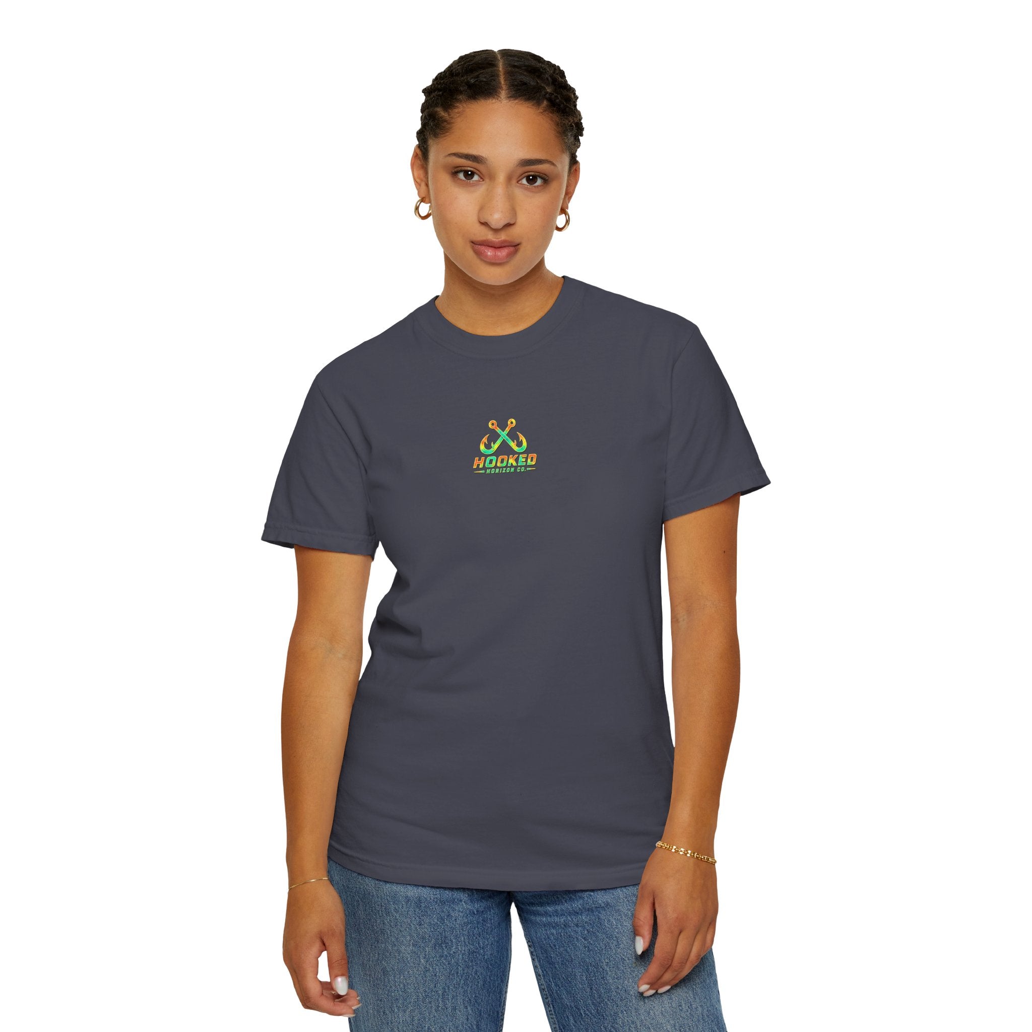 Retro 80s Tripple Fish Fishing Tee — Hooked Horizon Co.  Angler Gifts Ocean Lover Gifts
