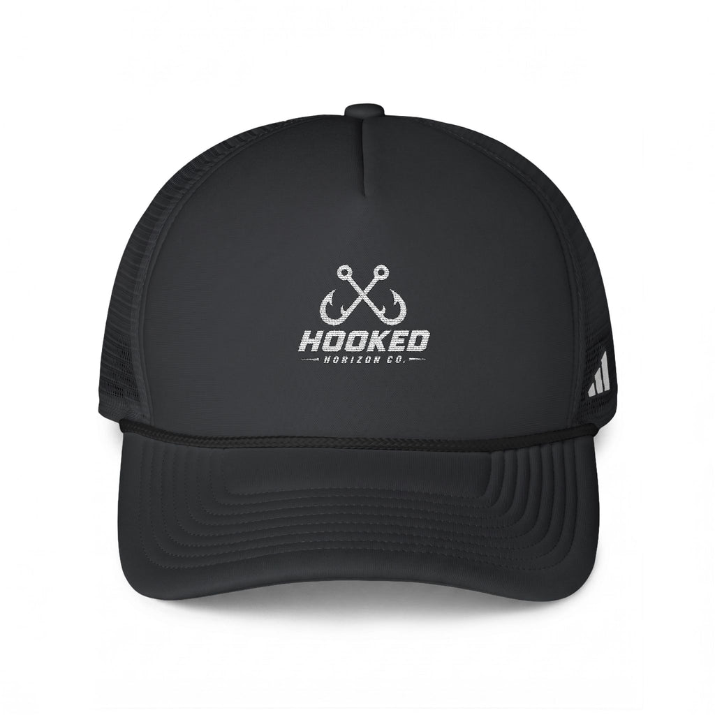Classic Trucker Cap — "Hooked HorizonCo. " Fishing Logo Mesh Hat
