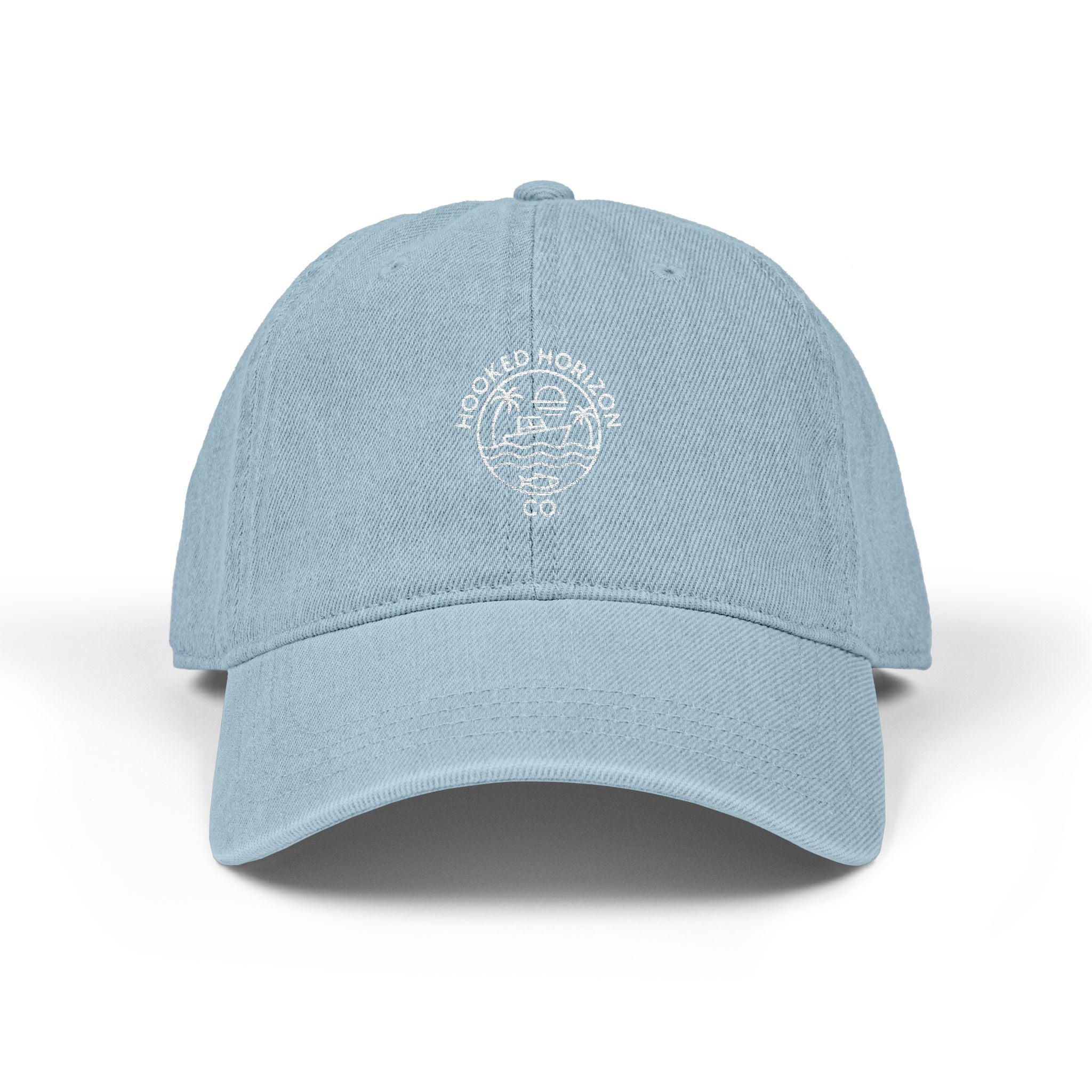 Fishing Boat Hooked Horizon Co. Denim Hat (Embroidery)
