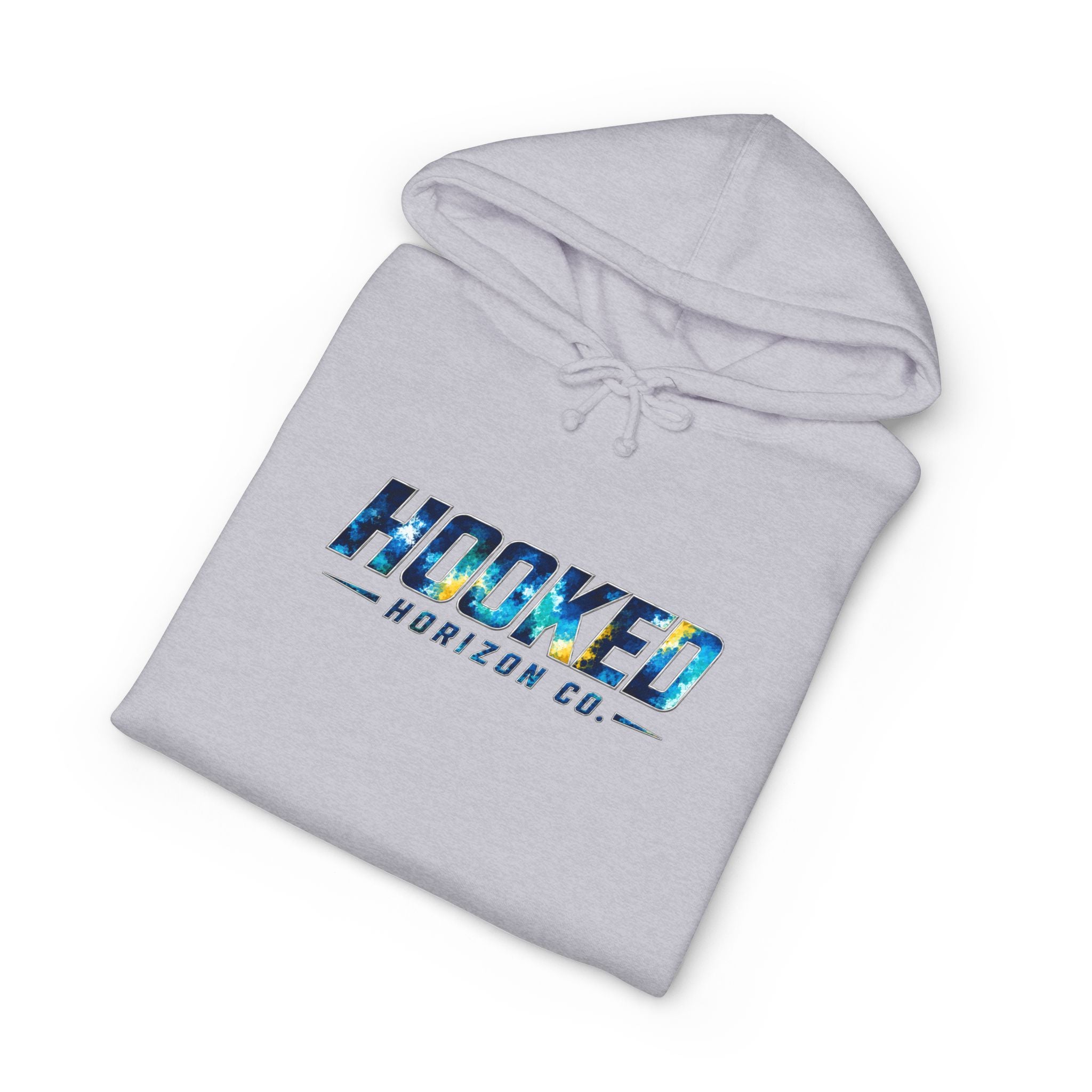 Barracuda Hoodie Hooked Horizon Co. — Fishing Back Graphic Hoodie, Multiple Color Variations
