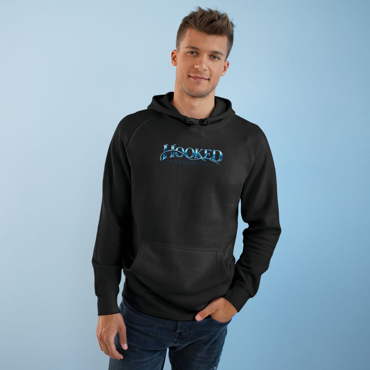 Fishing Boat " Chasing Legends Not Trends "Hooked Horizon Co. Unisex Supply Hoodie