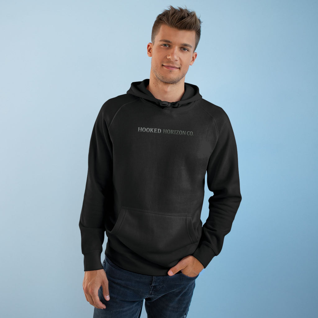 Shark Hoodie— "Deep Drift On The Water" Hooked Horizon Co. Unisex Supply Hoodie