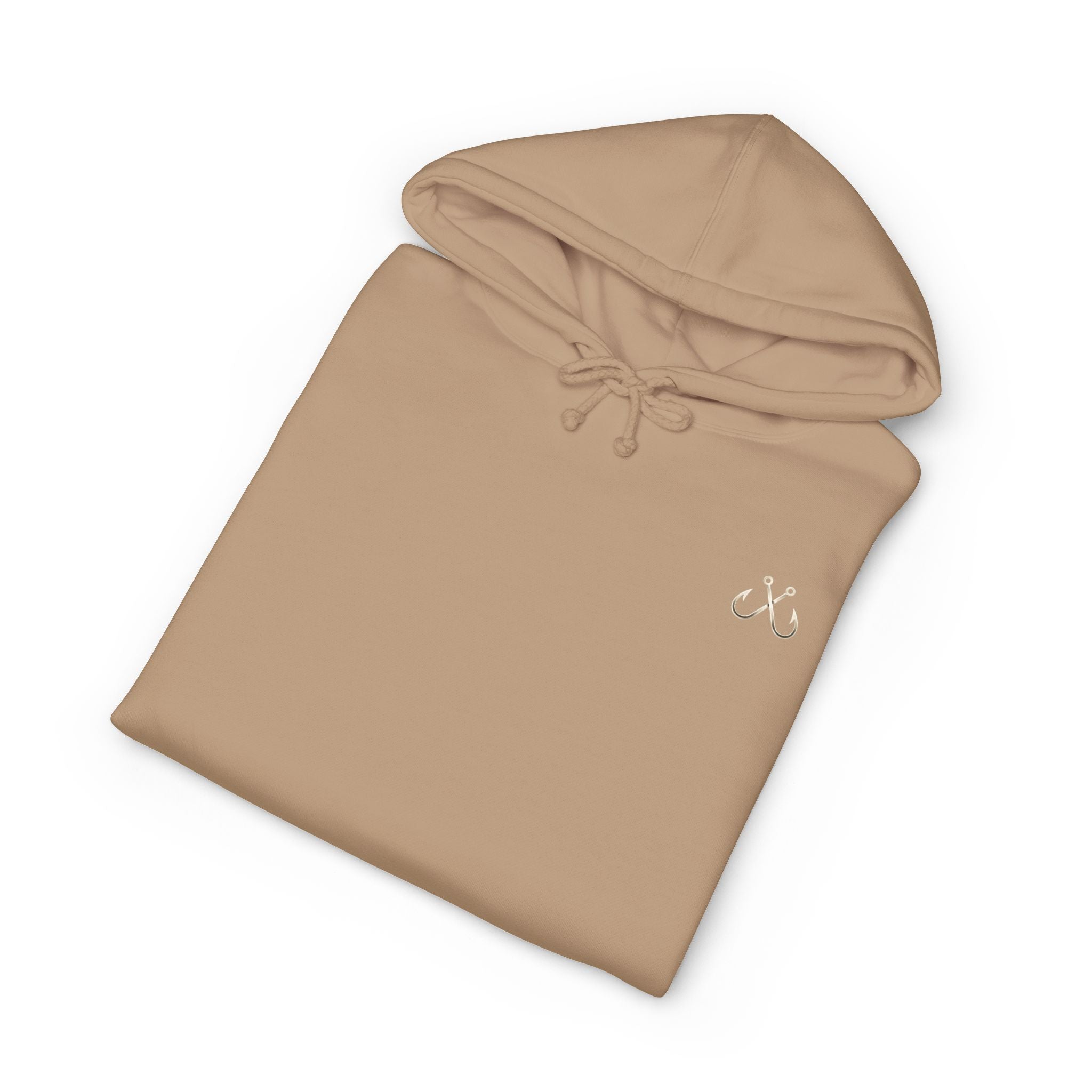 Sea Otter & Sunset Hoodie Hooked Horizon Co. — Minimal Fishing Back Graphic Hoodie, Multiple Color Variations