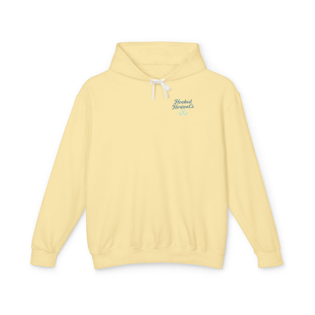 Chasing Legends Octopus Hoodie — Hooked Horizon Co Unisex Lightweight Hoodie with Deep Drift Design | Perfect for Fishermen, Beach Lovers, Casual Outings, Gift for Him/Her, Nautical Style,  Ocean Lover Gifts