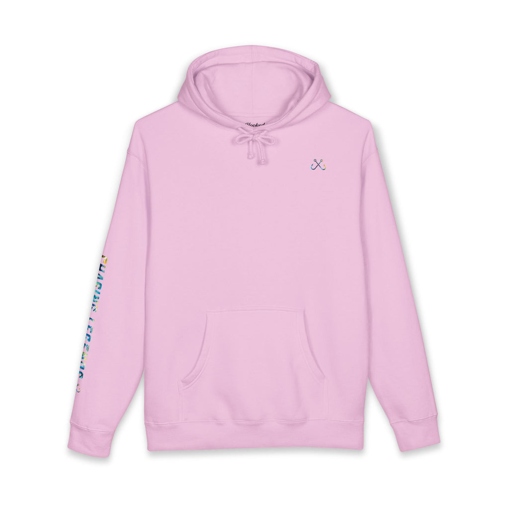 Bull Shark Hoodie Hooked Horizon Co. — Fishing Back Graphic Hoodie, Multiple Color Variations