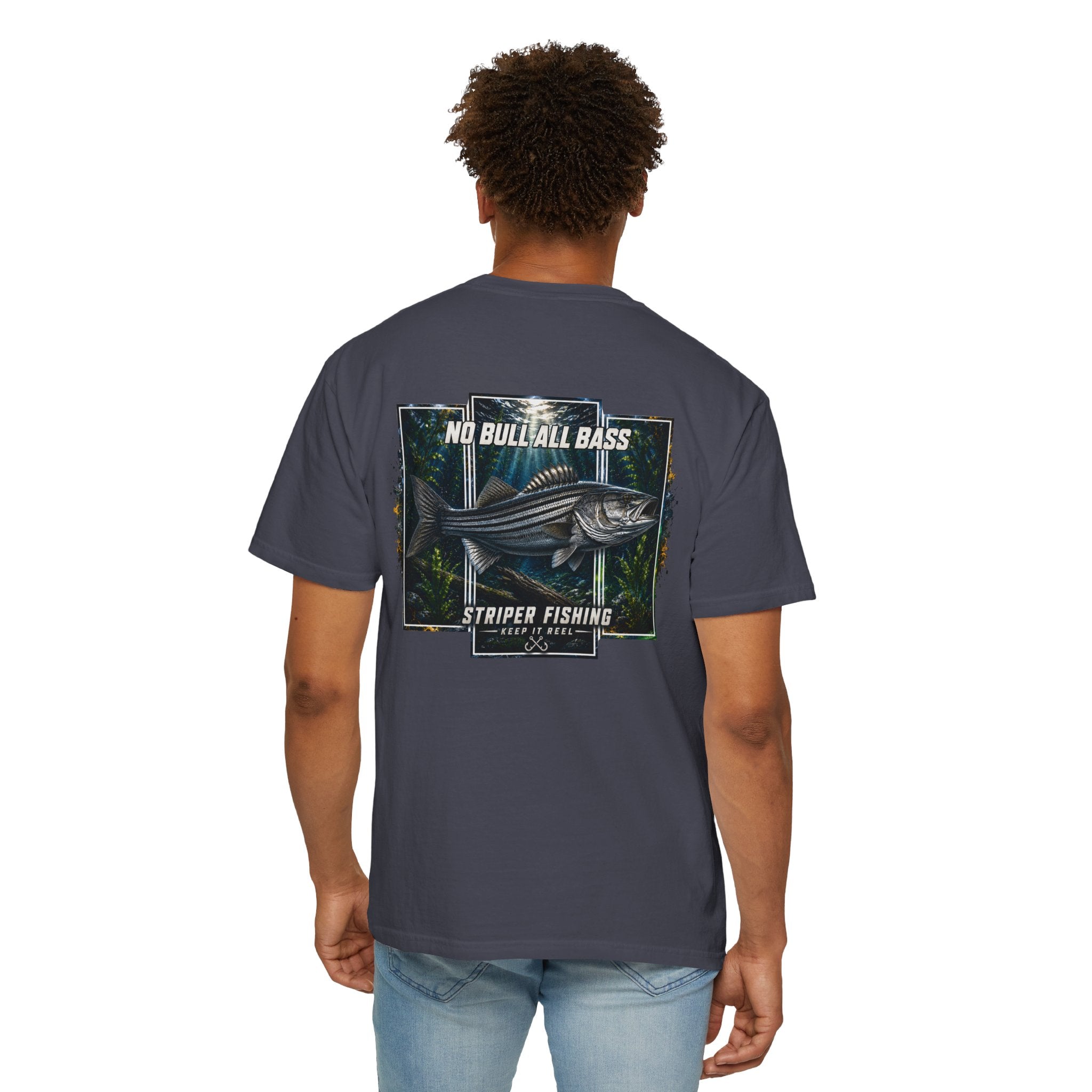 Saltwater Sea Striper Fishing Tee — Hooked Horizon Co.  Angler Gifts Ocean Lover Gifts
