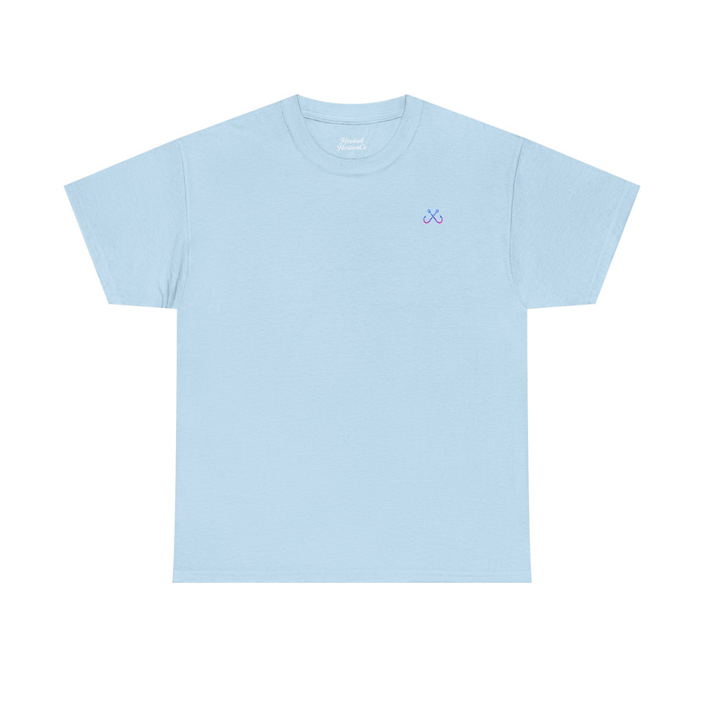 Lion Fish Hooked Horizon Co Tee—Ocean Graphic Tee — "Beloved" Ray Design