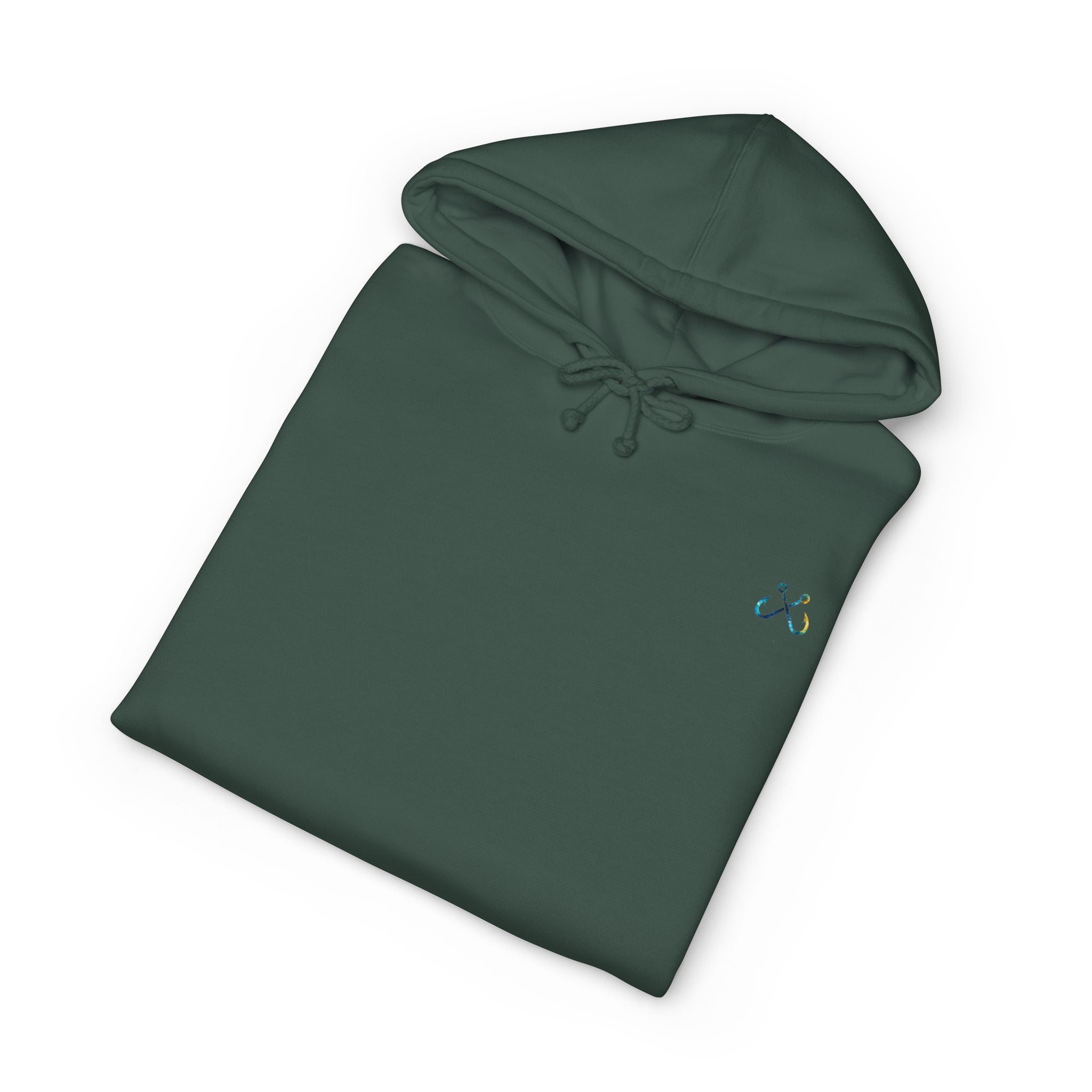 Bull Shark Hoodie Hooked Horizon Co. — Fishing Back Graphic Hoodie, Multiple Color Variations