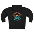 Wave & Sun Deep Drift– "Hooked By The Sea" Hooked Horizon Co. Unisex Zip Hoodie for Ocean Lovers, Nautical Fashion, Cool Weather Gear, Everyday Comfort, Perfect Gift
