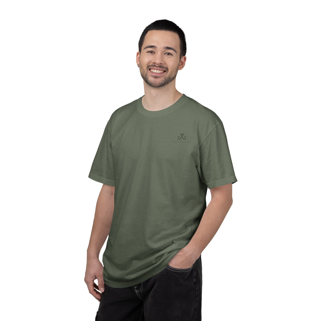 Shark Tee — "Deep Drift on the Water" Fishing Graphicishing Tee for Angler Lovers, Shark Lovers, Ocean Tee