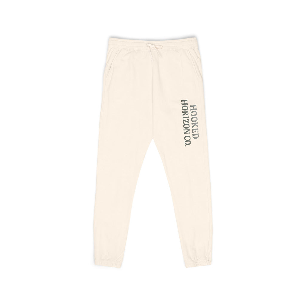 Hooked Horizon Co. Deep Drift Embroidered Fleece Sweatpants | Cozy Loungewear, Gifts for Everyone, Comfortable Joggers, Relaxed Fit Sweatpants, God is Love, Unisex Fashion