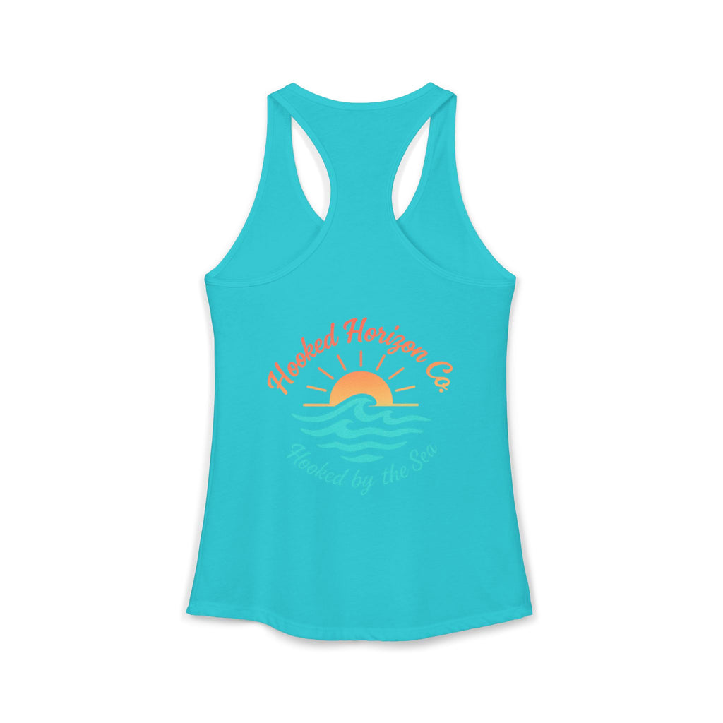 Wave & Sun Deep Drift– "Hooked By The Sea" Hooked Horizon Co. Unisex Zip Hoodie for Ocean Lovers, Nautical Fashion, Cool Weather Gear, Everyday Comfort, Perfect Gift