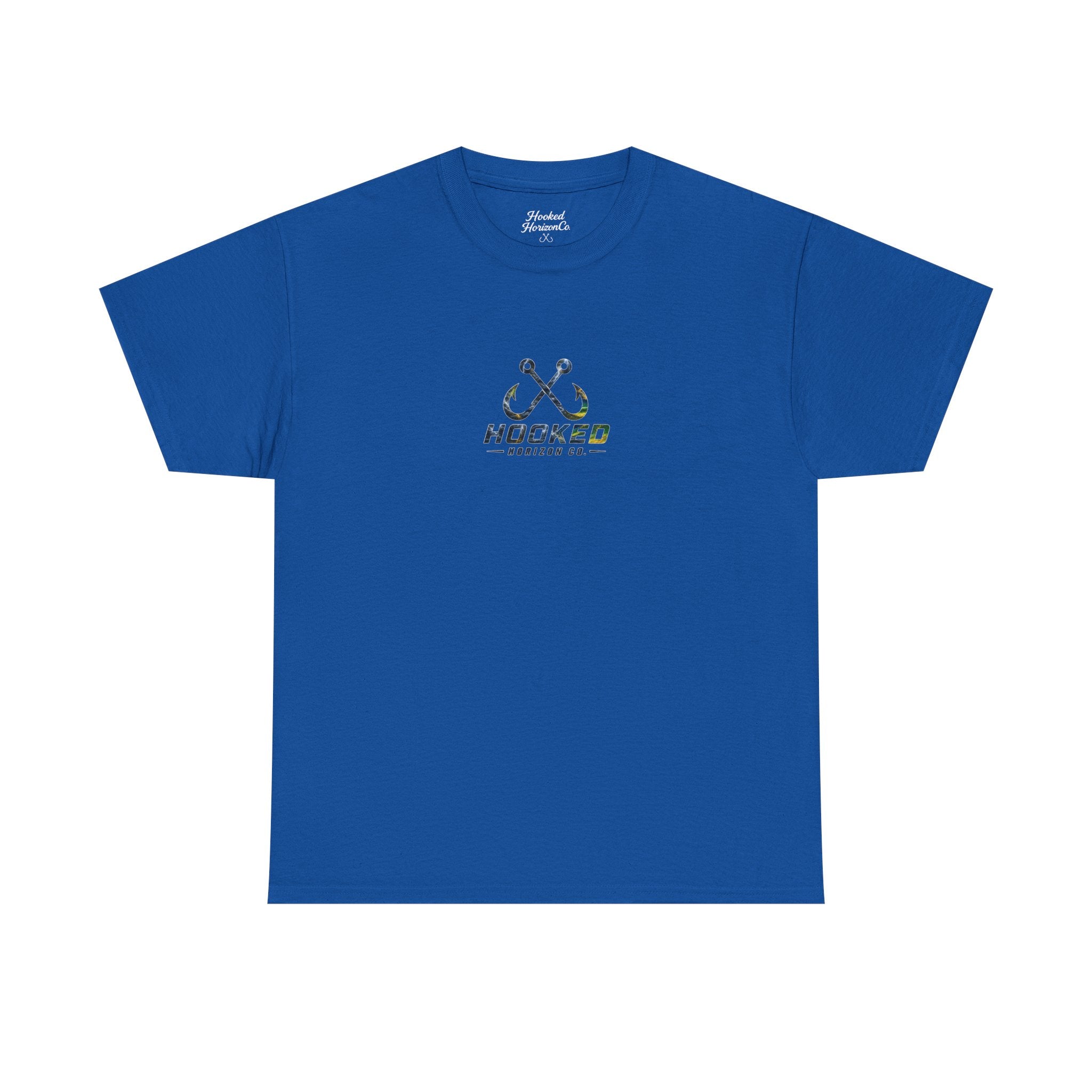 Mahi Mahi Hooked Horizon Co Tee—Ocean Graphic Tee — "Beloved" Ray Design