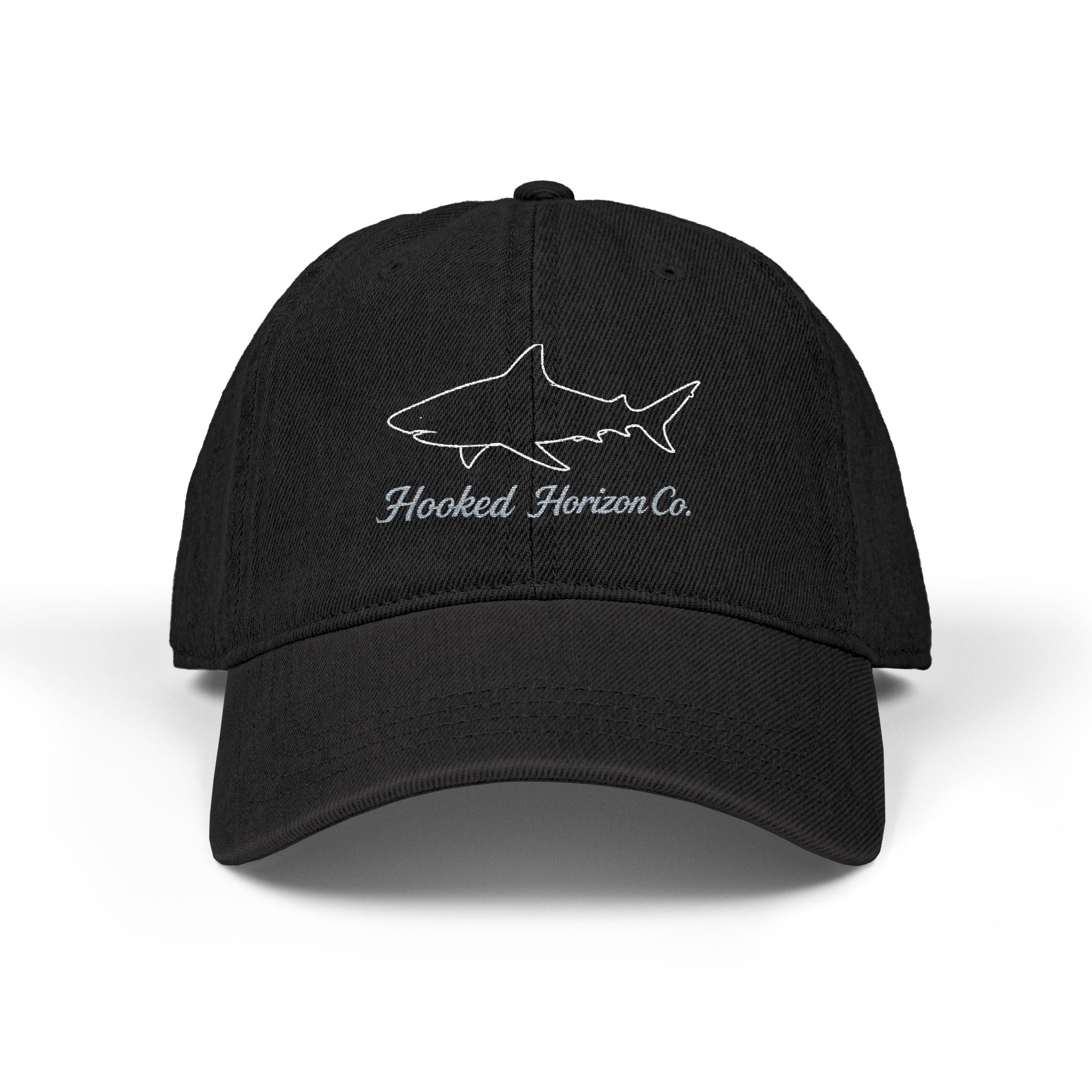 Shark Hooked Horizon Co. Denim Hat (Embroidery)