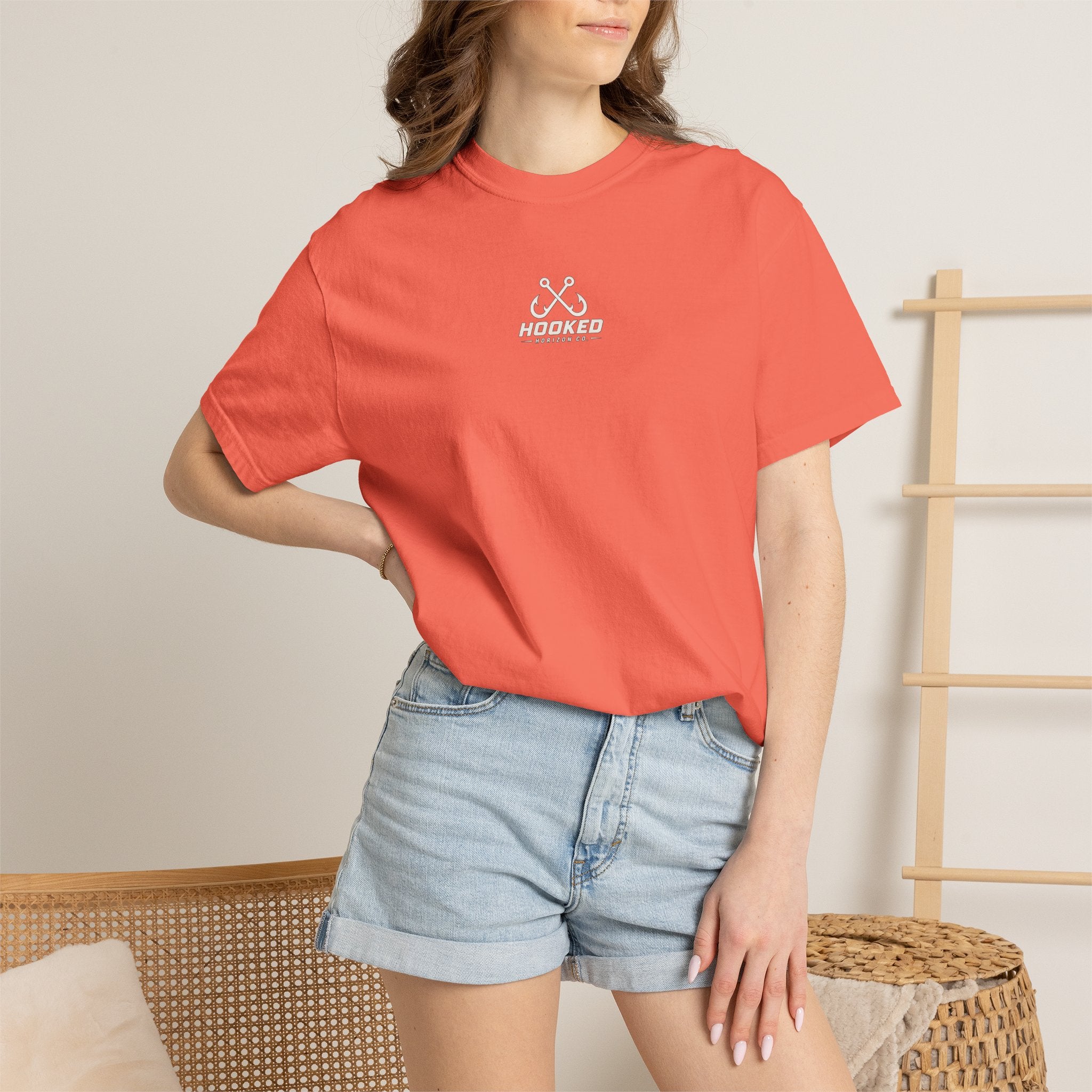 Saltwater Sea Striper Fishing Tee — Hooked Horizon Co.  Angler Gifts Ocean Lover Gifts