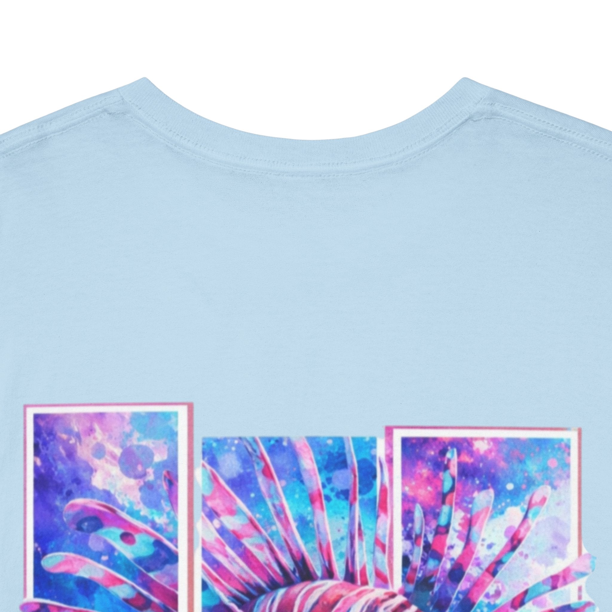 Lion Fish Hooked Horizon Co Tee—Ocean Graphic Tee — "Beloved" Ray Design