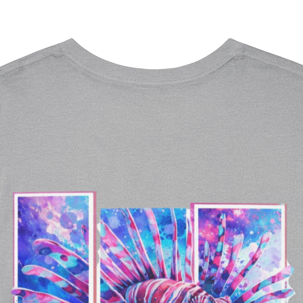 Lion Fish Hooked Horizon Co Tee—Ocean Graphic Tee — "Beloved" Ray Design