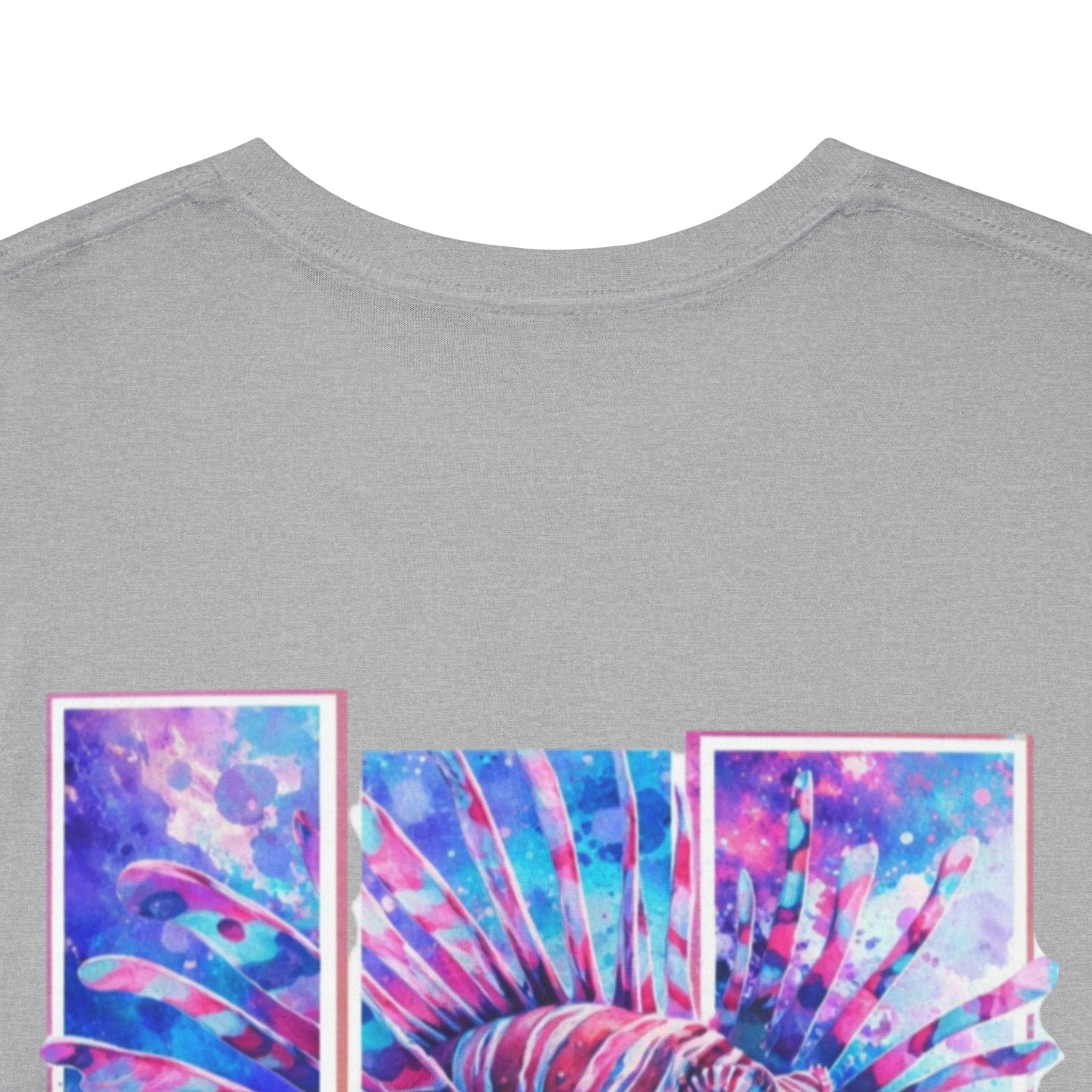 Lion Fish Hooked Horizon Co Tee—Ocean Graphic Tee — "Beloved" Ray Design