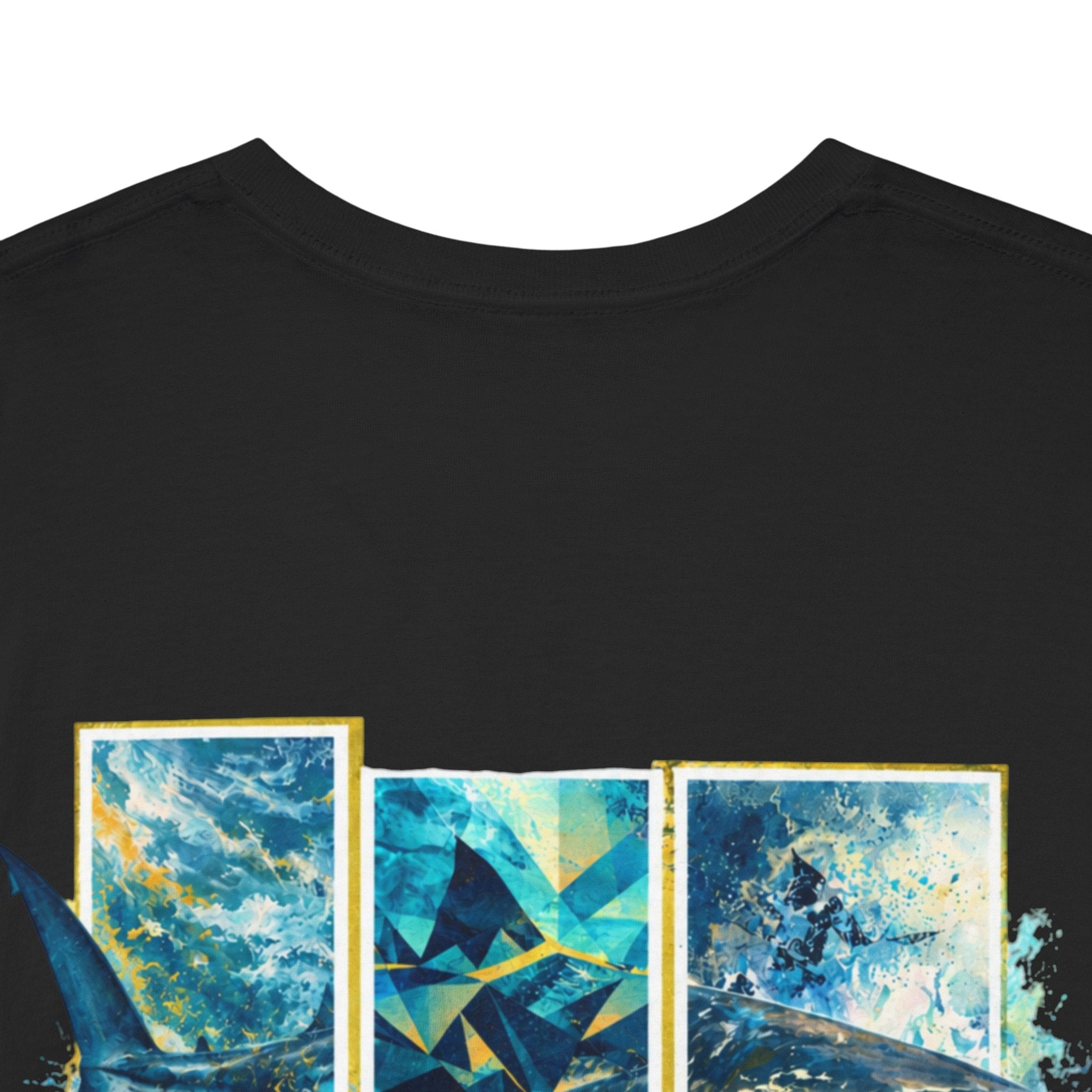 Bull Shark Hooked Horizon Co Tee—Ocean Graphic Tee — "Beloved" Ray Design