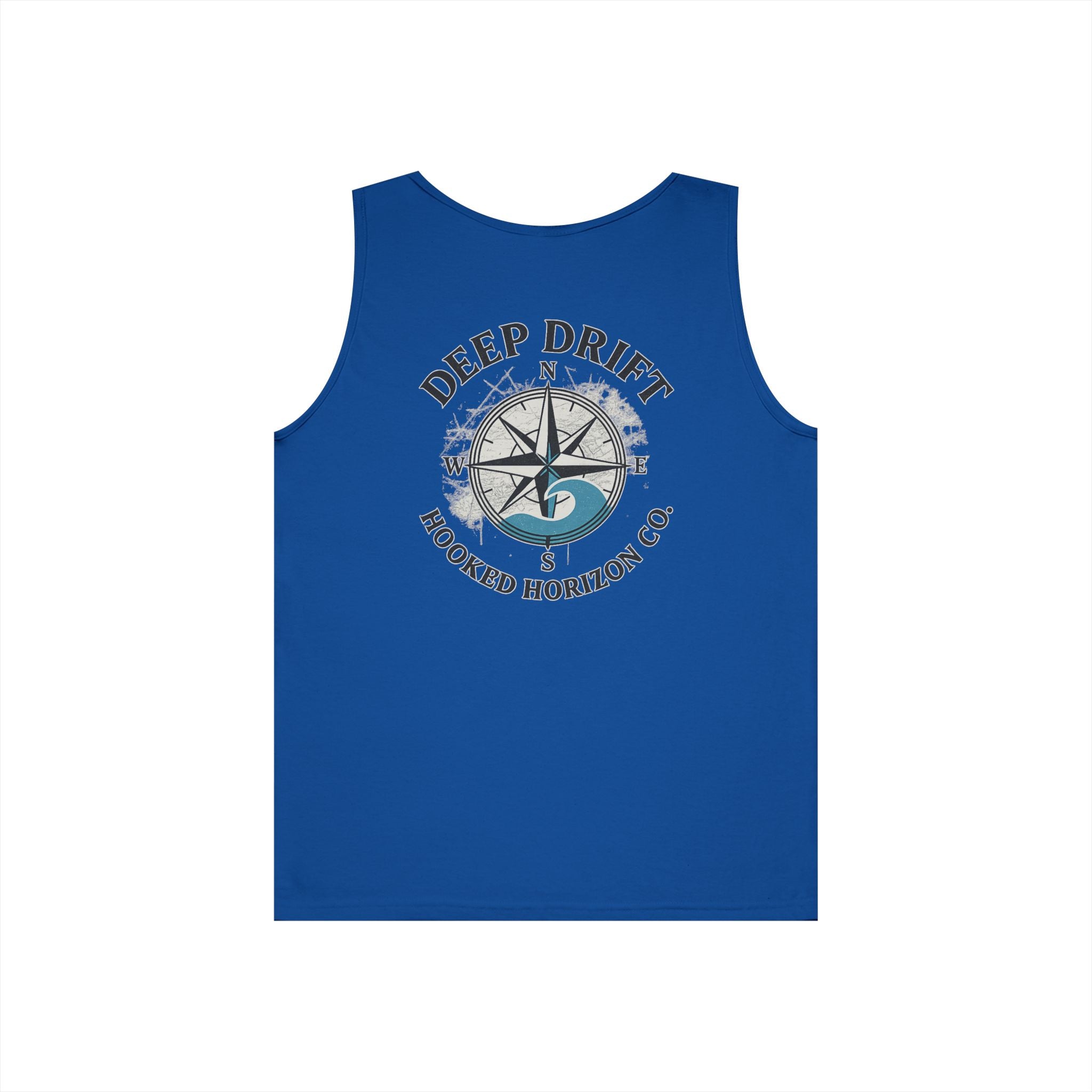 Wave Compass Deep Drift Octopus Graphic Tank Top, Summer Beach Wear, Unisex Tank, Gift for Ocean Lovers, Nautical Tees, Camping Apparel