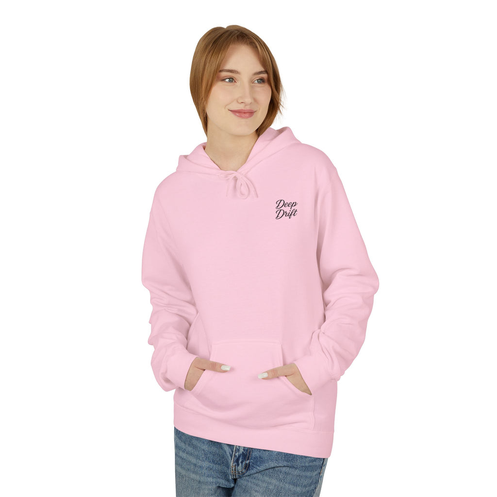 Deep Drift Wave & Shark Fishing Hoodie — Hooked Horizon Co. Pullover, Multiple Color Variations