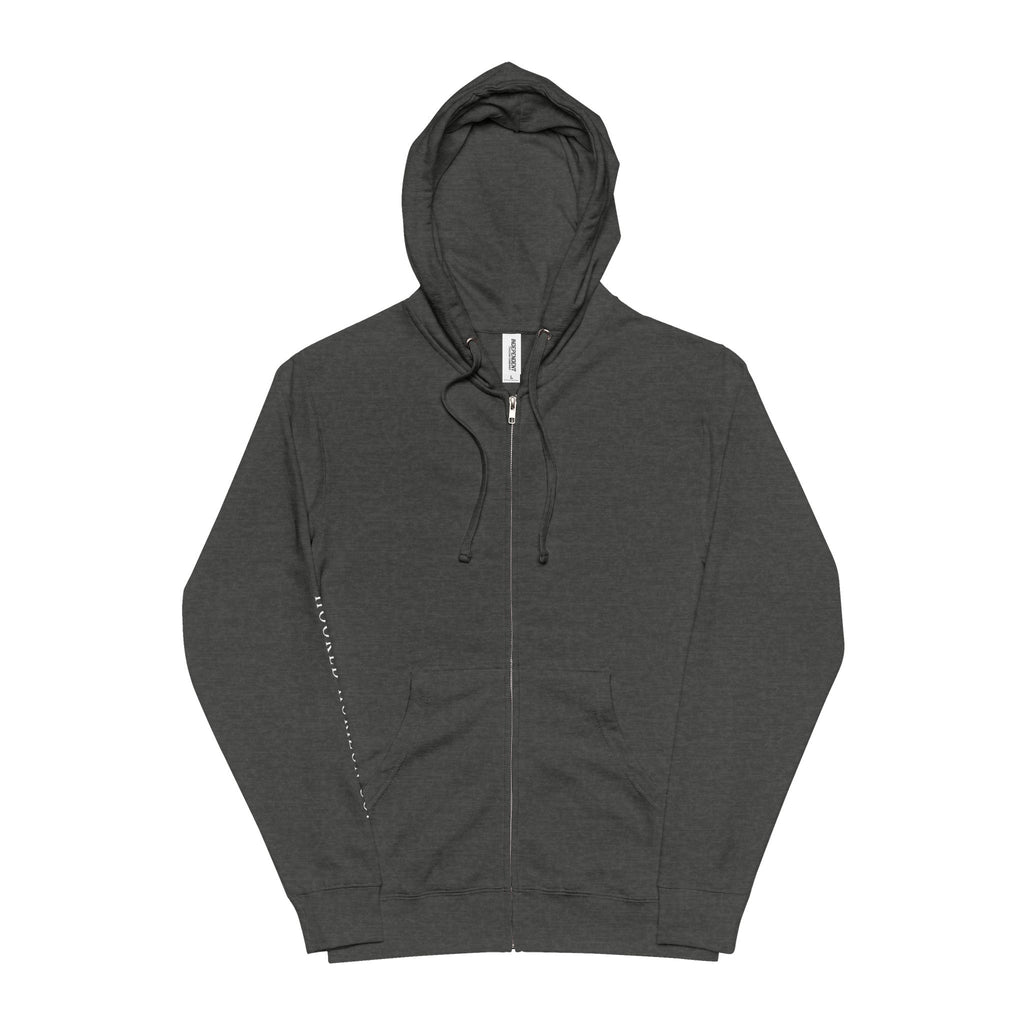 Fishing Boat Hooked Horizon Co. Zip Hoodie — 'Wander Often' Minimal Chest Logo