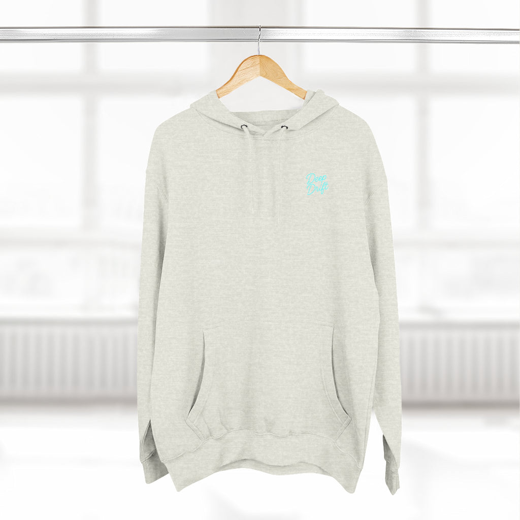 Wave & Sun Deep Drift– "Hooked By The Sea" Hooked Horizon Co. Unisex Hoodie for Ocean Lovers, Nautical Fashion, Cool Weather Gear, Everyday Comfort, Perfect Gift