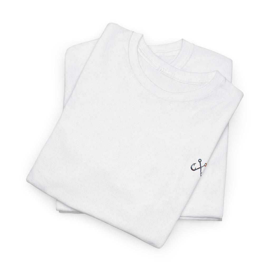 Hammer Head Hooked Horizon Co Tee—Ocean Graphic Tee — "Beloved" Ray Design