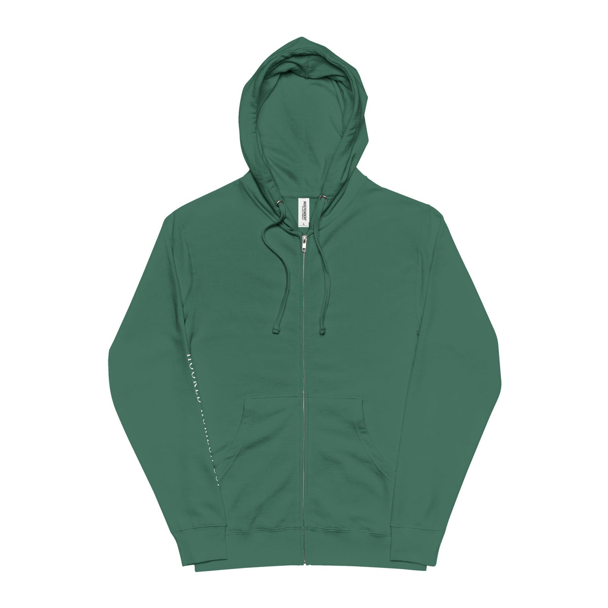 Fishing Boat Hooked Horizon Co. Zip Hoodie — 'Wander Often' Minimal Chest Logo